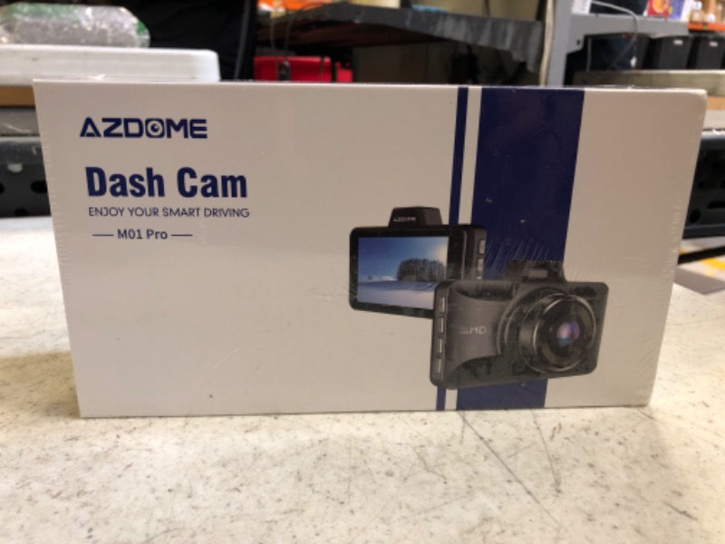 Photo 2 of AZDOME Dual Dash Cam Front and Rear, 3 inch 2.5D IPS Screen Car Driving Recorder, 1080P FHD Dashboard Camera, Waterproof Backup Camera Night Vision, Park Monitor, G-Sensor, for Car Taxi with 64GB Card
