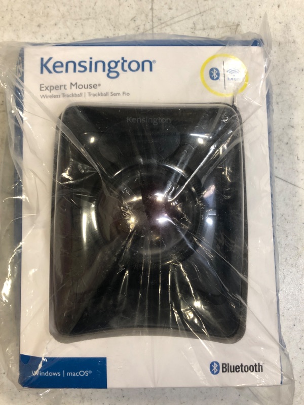 Photo 2 of Kensington Expert Wireless Trackball Mouse (K72359WW) Black, 3.5" x 6.1" x 8"
