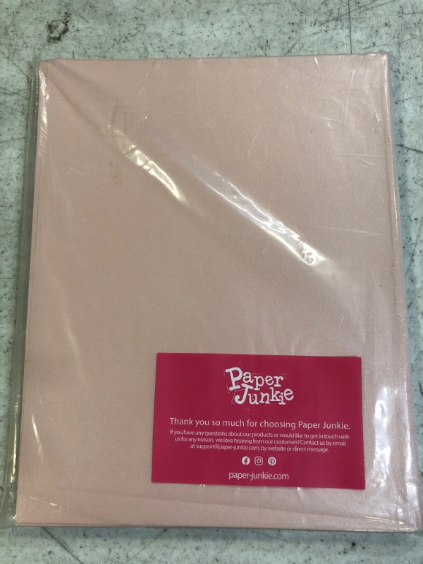 Photo 2 of Paper Junkie 48 Sheets Pink Metallic Shimmer Cardstock Paper for Crafts