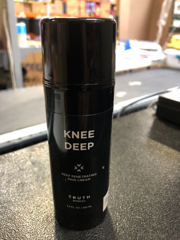 Photo 2 of TRUTH Botanicals Knee Deep Penetrating Pain Cream 3.4oz - Natural Plant-Based Soothing Formula - Recover from Post-Workout Muscle Pain, Soreness & Joint Relief (Pack of 1)
