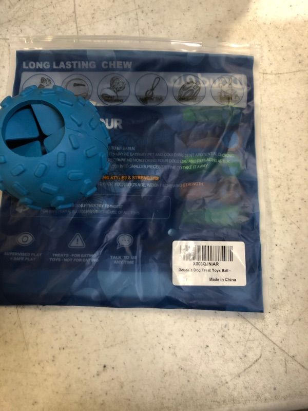 Photo 1 of Doudele Dog Toy Balls Small - Interactive and Treat Dispensing Toys for Active Dogs?Fetch Balls Extremely Durable Natural Rubber
