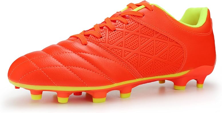Photo 1 of Hawkwell Men's Big Kids Youth Athletic Outdoor Professional Firm Ground Soccer Cleats 10
