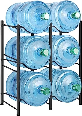 Photo 1 of  Gallon Water Bottle Holder, Heavy Duty Water Cooler Jug Rack 3 Tiers Water Rack with 6 Slots for Gallon Jugs
Visit the LIANTRAL Store