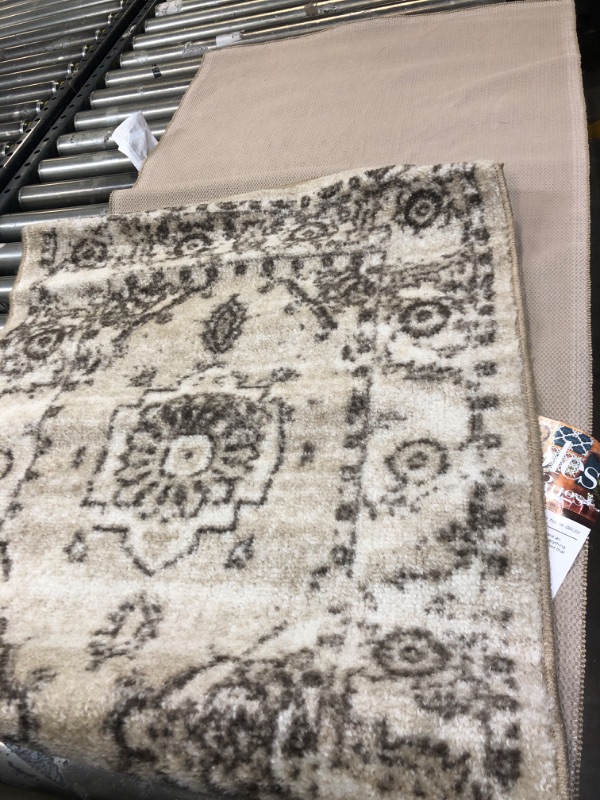Photo 1 of 
LIGHT BROWN Maples Rugs Pelham Vintage Runner Rug Non Slip Washable Hallway Entry Carpet [Made in USA] DIMENSIONS UNKNOWN