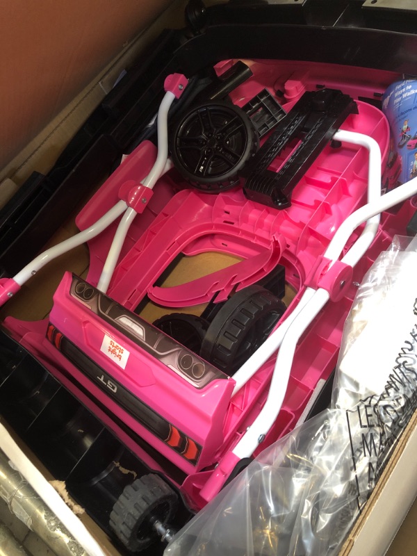 Photo 1 of Bright Starts Ford Mustang Ways to Play 4-in-1 Baby Activity Push Walker, Pink, Age 6 months+ Ford Mustang Pink