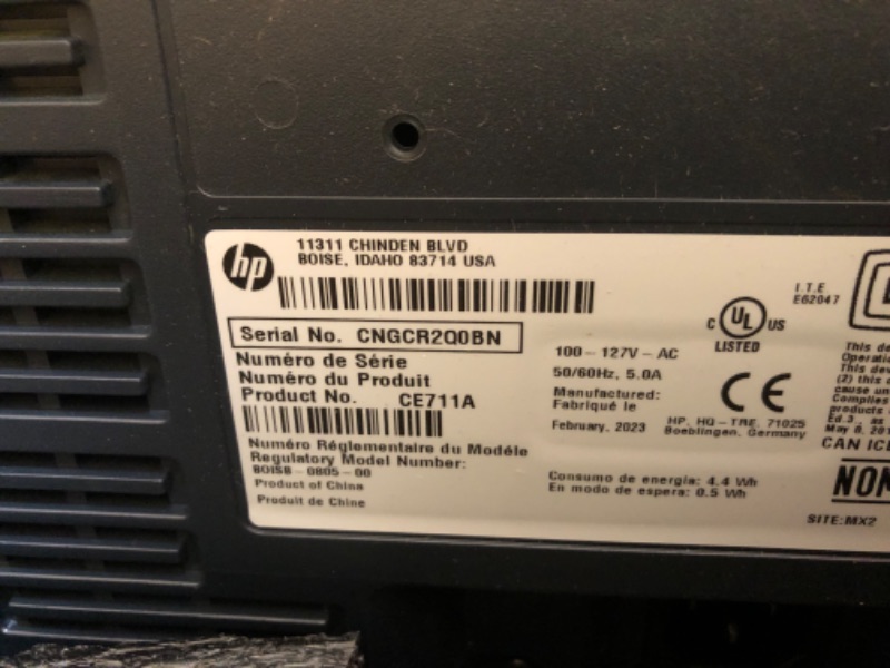 Photo 3 of HP Color LaserJet Professional CP5225n (CE711A), 23.6 x 21.5 x 13.3, Light Gray/Dark Gray
