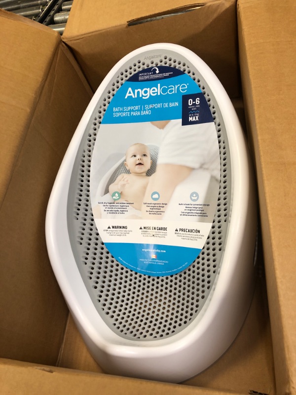 Photo 2 of Angelcare Baby Bath Support (Grey) | Ideal for Babies Less than 6 Months Old