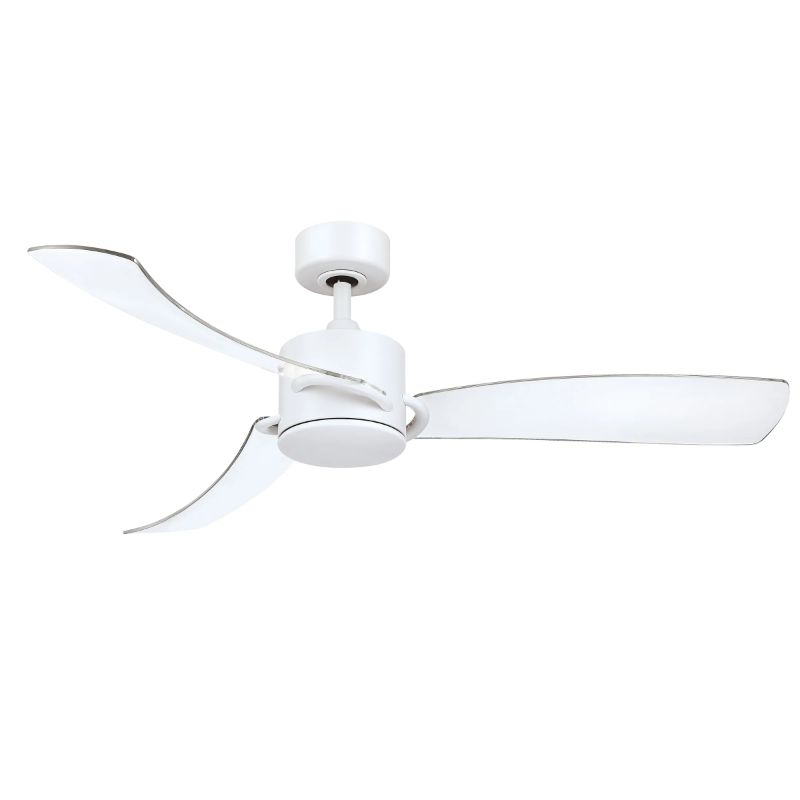 Photo 1 of FANIMATION SCULPTAIRE CEILING FAN - 52 INCH - MATTE WHITE
