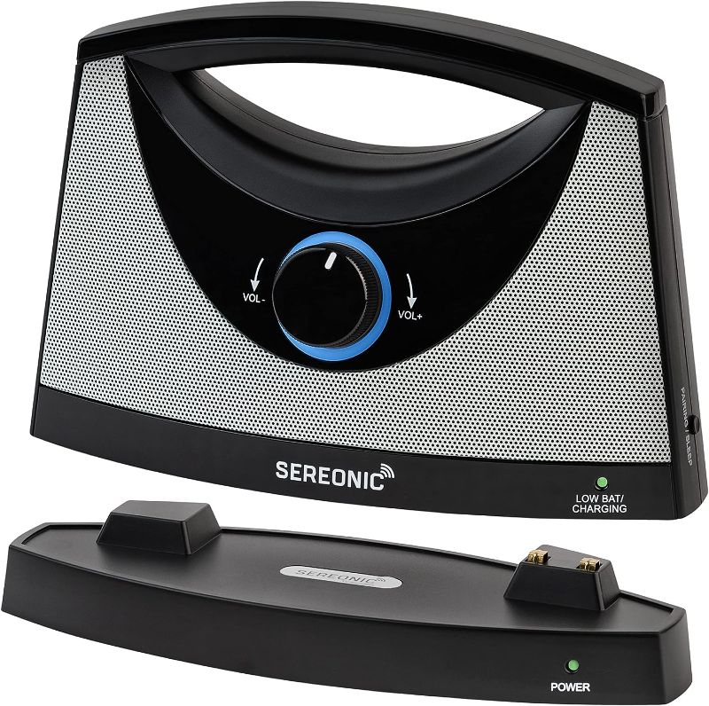 Photo 1 of SEREONIC Portable Wireless Speakers for Smart TV - Ideal for TV Watching Without The Blaring Volume - Designed for Hard of Hearing, Elderly, and Seniors - 100ft Range
