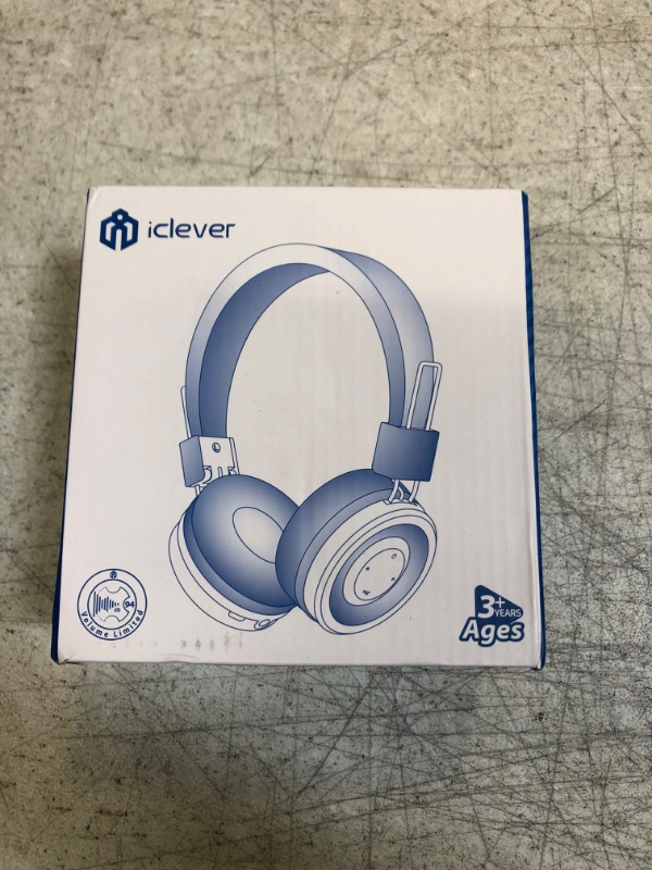 Photo 3 of iClever Children's Bluetooth Headphones, Children's Headphones with Microphone, Volume Control, Bluetooth 5.0 and Stereo Sound, Foldable and Adjustable Headband for iPad, Tablet, Kindle, School
