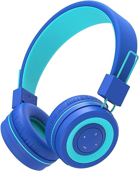 Photo 1 of iClever Children's Bluetooth Headphones, Children's Headphones with Microphone, Volume Control, Bluetooth 5.0 and Stereo Sound, Foldable and Adjustable Headband for iPad, Tablet, Kindle, School
