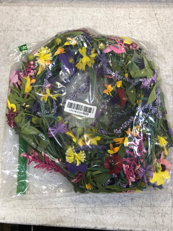 Photo 1 of 13 Inch Floral Wreath 