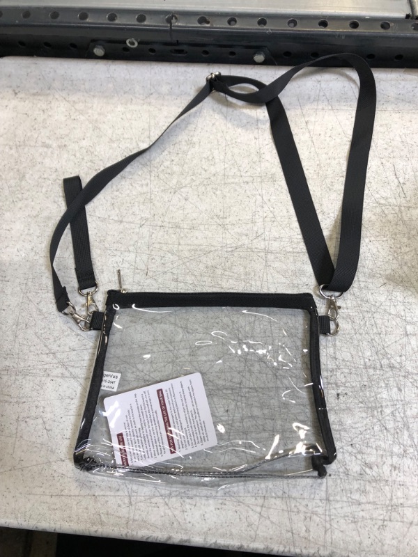 Photo 1 of Clear Crossbody Bag With Wristlet Option 