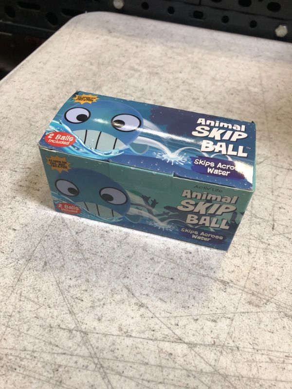 Photo 3 of Activ Life The Ultimate Skip Ball: Summer Fun Guaranteed Water Bouncing Ball, A Must-Have Beach, Lake, and Pool Companion for All Ages, Create Memories with Friends & Family, 2pack, Whales