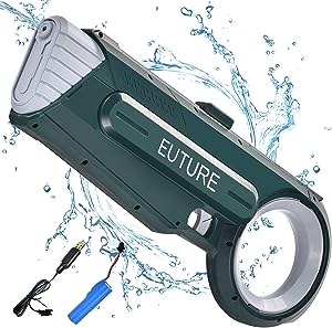 Photo 1 of Electric Water Gun Toy - Water Guns - Automatic Electric Water Guns for Adults & Kids, 35ft Water Squirt Guns - Squirt Guns Water Toys Pool Swimming Beach Outdoor Party Games (Green)
