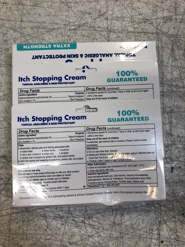 Photo 2 of (4 Pack) Globe Extra Strength Itch Stopping Anti-Itch Cream 1.5 Oz with Histamine Blocker, Diphenhydramine HCl Topical Analgesic & Zinc Acetate Skin Protectant for Relief from Most Outdoor Itches
