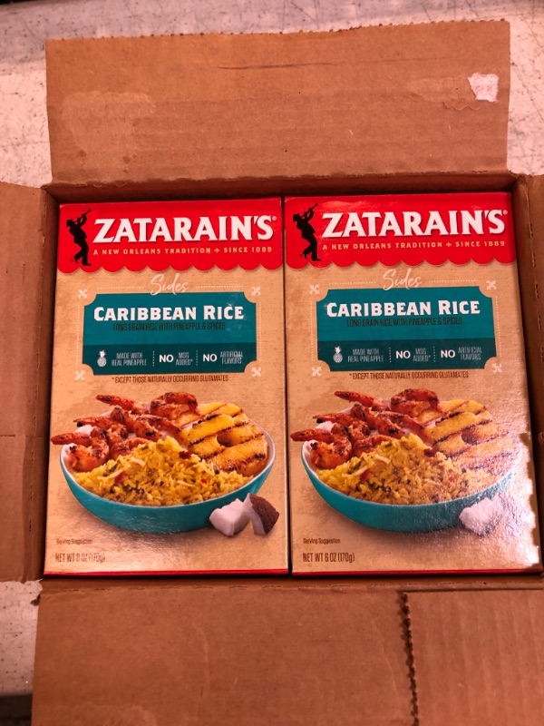 Photo 2 of Zatarain's Caribbean Rice, 6 oz (Pack of 12) (EXP 11JAN24)
