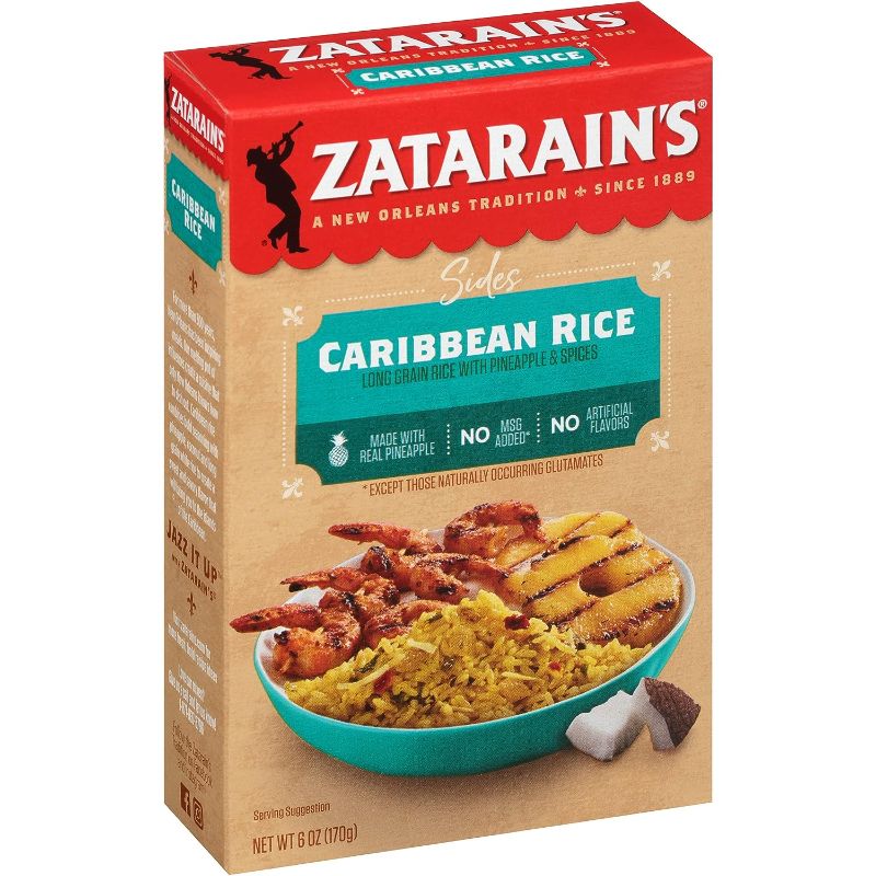 Photo 1 of Zatarain's Caribbean Rice, 6 oz (Pack of 12) (EXP 11JAN24)
