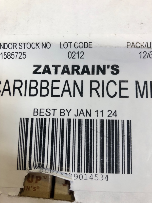 Photo 3 of Zatarain's Caribbean Rice, 6 oz (Pack of 12) (EXP 11JAN24)
