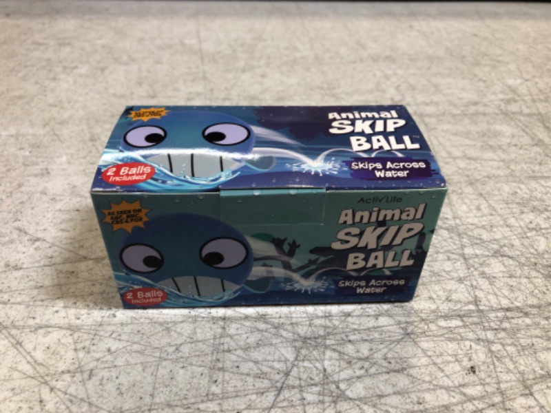 Photo 3 of Activ Life The Ultimate Skip Ball: Summer Fun Guaranteed Water Bouncing Ball, A Must-Have Beach, Lake, and Pool Companion for All Ages, Create Memories with Friends & Family, 2pack, Whales