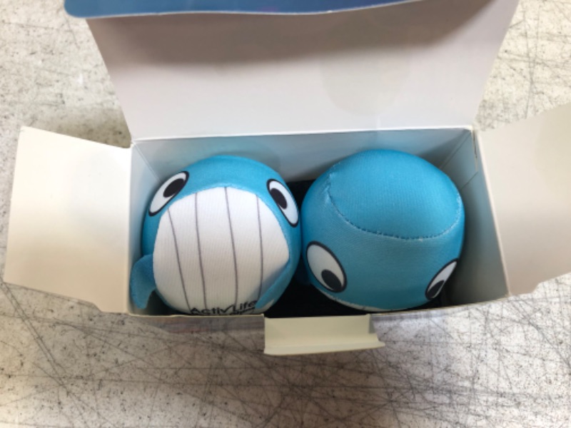 Photo 2 of Activ Life The Ultimate Skip Ball: Summer Fun Guaranteed Water Bouncing Ball, A Must-Have Beach, Lake, and Pool Companion for All Ages, Create Memories with Friends & Family, 2pack, Whales