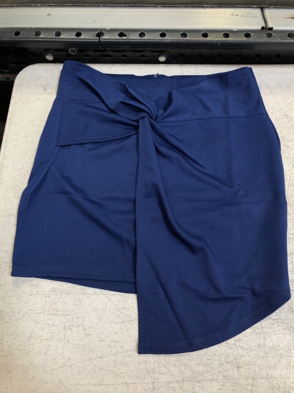 Photo 1 of Dark Blue Asymmetrical Skirt Medium 