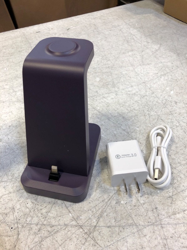 Photo 1 of Phone charger stand purple