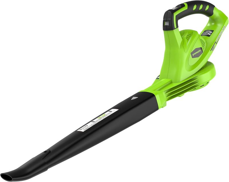 Photo 1 of Greenworks 40V (150 MPH / 130 CFM / 75+ Compatible Tools) Cordless Leaf Blower, Tool Only