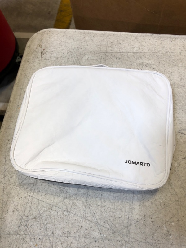 Photo 2 of Hanging travel toiletry bag  white