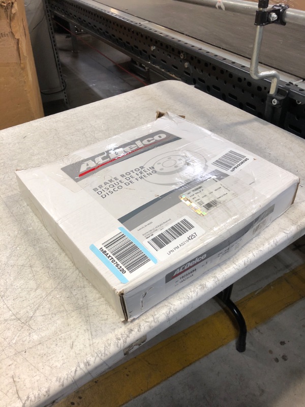 Photo 1 of ACDelco Silver 18A2344A Front Disc Brake Rotor