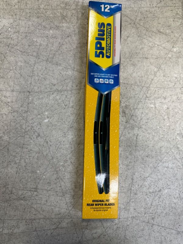 Photo 1 of 5 PLUS Back Windshield Wiper Blades 12 Inch (Pack of 2), Replacement For Honda CRV 2022-2017,Element 2011-2003 And More, Premium All-Season Rear Wiper Blades For My Car 12"(12-B, 2 Pack) Rear Wiper Blade