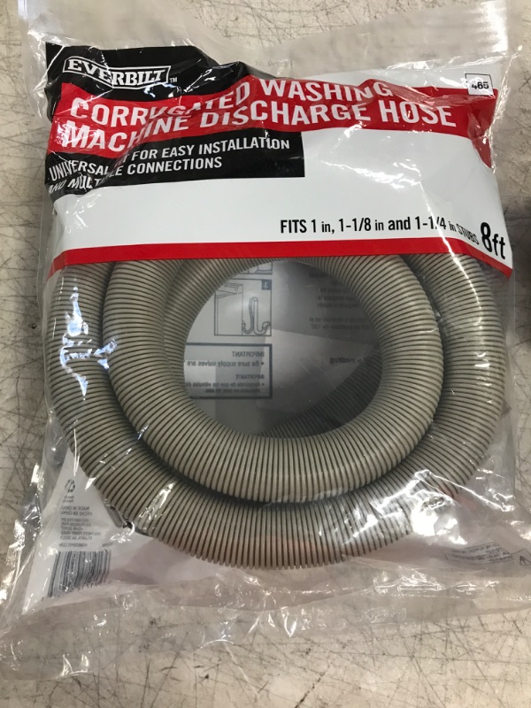 Photo 2 of 8 ft. Corrugated Washing Machine Discharge Hose