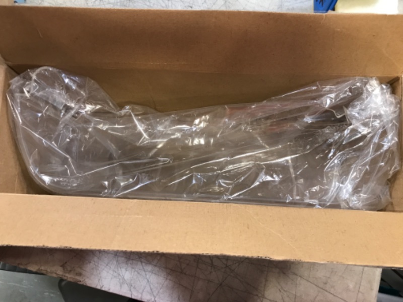 Photo 2 of 240323002 Refrigerator Door Bin Shelf Compatible with Frigidaire or Electrolux, Bottom 2 Shelves on Refrigerator Side, Single Unit, Clear, Replaces PS429725, AP2115742, AH429725?