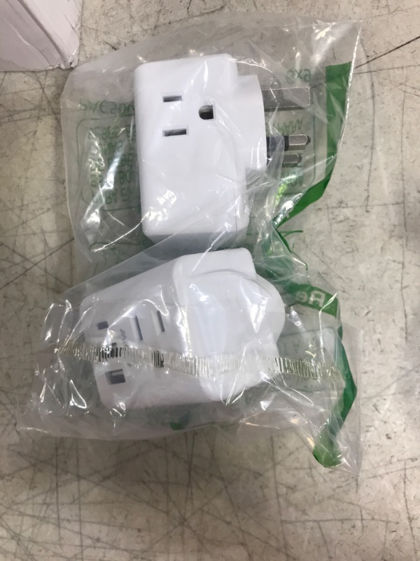 Photo 2 of [2-Pack] UK Travel Plug Adapter - US to UK Plug Adapter, Type G International Plug Adapter, Dubai England Ireland Travel Essentials, UK Power Adapter with 3 Electrical Outlet 3 USB Charger(1 USB C) Type G- 2 PACK