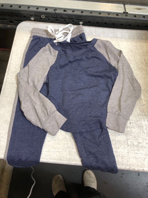 Photo 1 of Blue/Grey 2PCS Outfit Set Youth 5-6YRS 