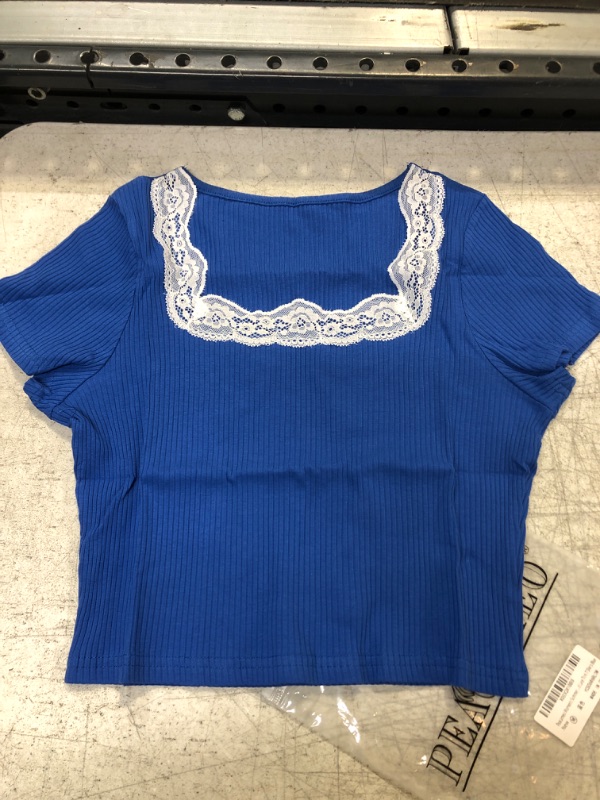 Photo 1 of Blue Crop Top Medium 