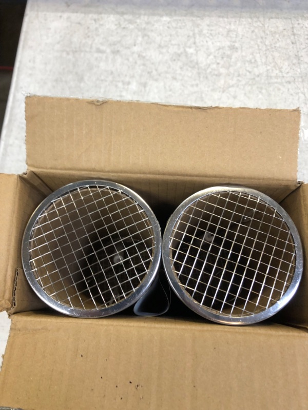 Photo 1 of 2-Pack Grill Basket -HUMZGHG Rolling BBQ Grilling Baskets with Stainless Steel Mesh for Fish, Shrimp, Meat, Vegetables, Fries - Portable and Useful Barbecue Accessories for Outdoor Cooking. (20*9*9CM)
