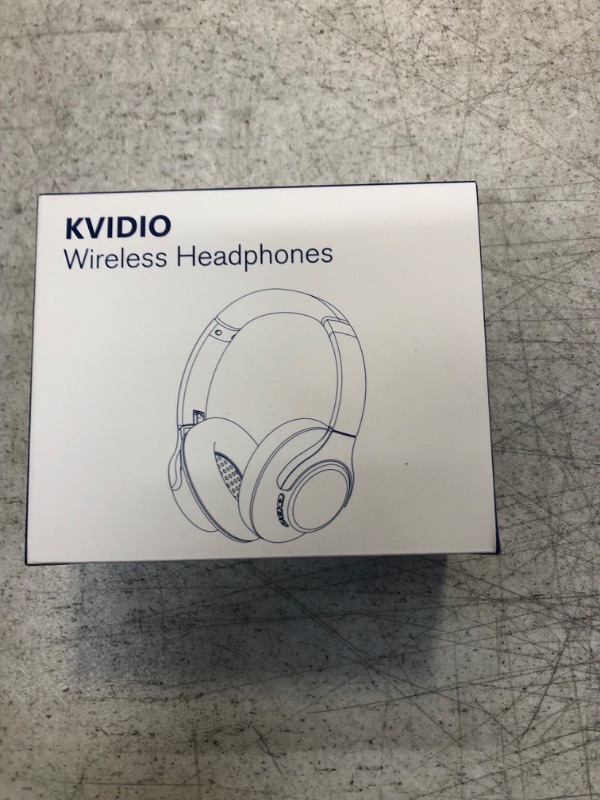 Photo 4 of Bluetooth Headphones Over Ear,KVIDIO 55 Hours Playtime Wireless Headphones with Microphone,Foldable Lightweight Headset with Deep Bass,HiFi Stereo Sound for Travel Work Laptop PC Cellphone Black