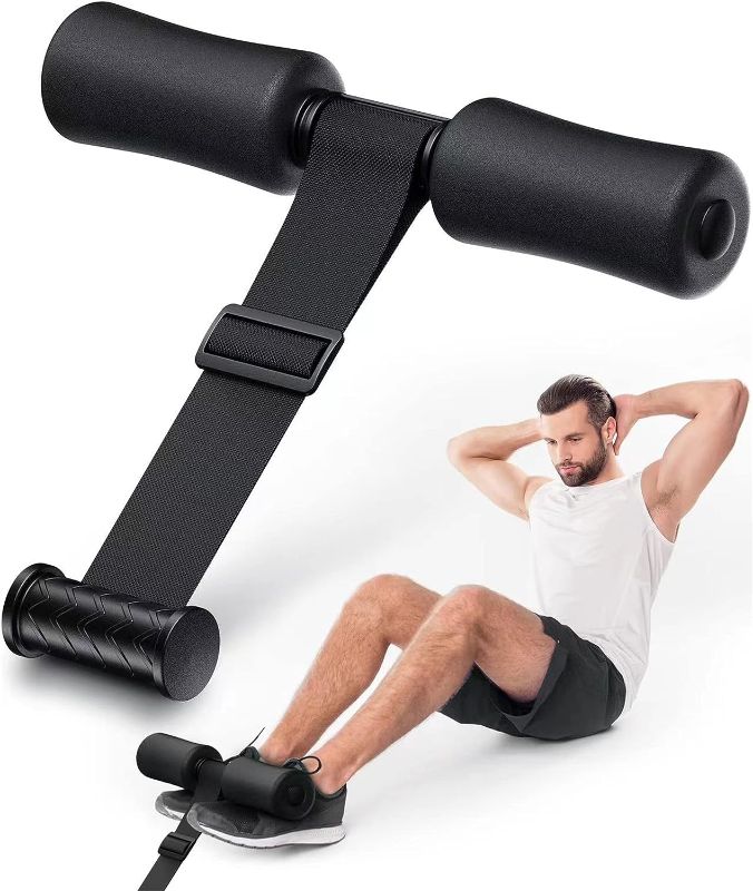 Photo 1 of ABSORNY Nordic Curl Strap, Adjustable Nordic Hamstring Curl Strap Holds 400 Pounds, Perform Hamstring Curl, Spanish Squats, Ab Workout, 5 Second Setup,Strength Training Equipment for Men & Women.
