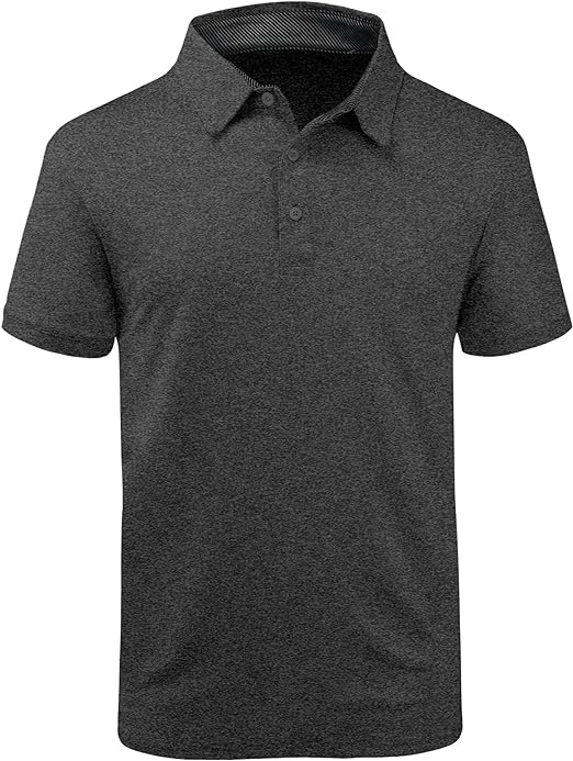 Photo 1 of LLdress Mens Polo Shirts Long Sleeve and Short Sleeve Casual Golf Moisture Wicking Dry Quickly Cationic Shirt. Large
