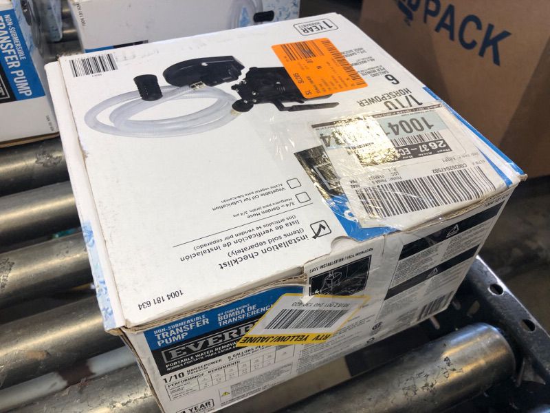 Photo 1 of 1/10 HP Non-Submersible Self-Priming Transfer Pump