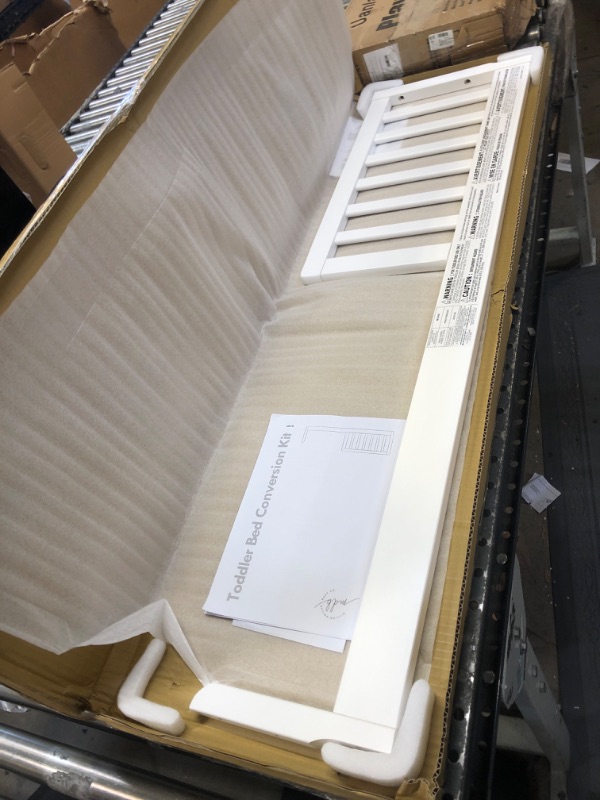 Photo 2 of DaVinci Toddler Bed Conversion Kit (M3099) in White Finish