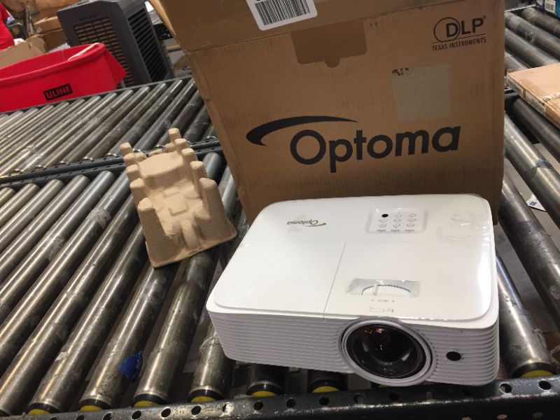 Photo 2 of Optoma GT1080HDRx Short Throw Gaming Projector | Enhanced Gaming Mode for 1080p 120Hz Gameplay at 8.4ms | 1080p and HDR support with 4K UHD input | Bright 3,800 Lumens for Day and Night Gaming | White GT1080HDRx (1080p, Lamp, HDMI)