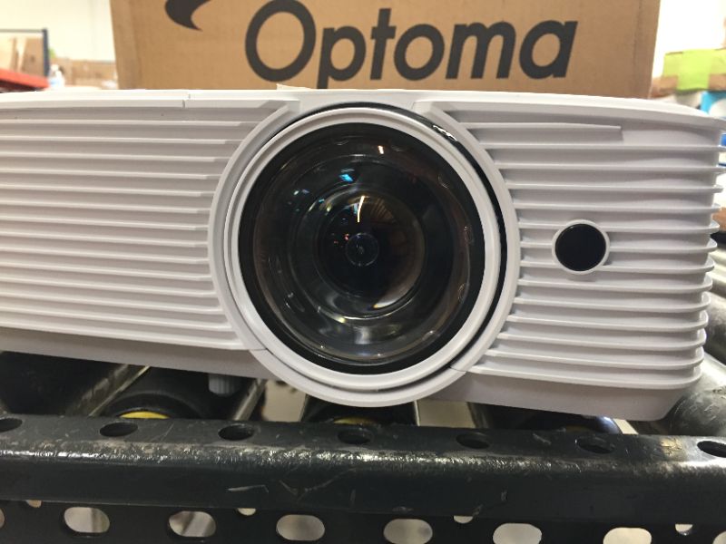 Photo 1 of Optoma GT1080HDRx Short Throw Gaming Projector | Enhanced Gaming Mode for 1080p 120Hz Gameplay at 8.4ms | 1080p and HDR support with 4K UHD input | Bright 3,800 Lumens for Day and Night Gaming | White GT1080HDRx (1080p, Lamp, HDMI)