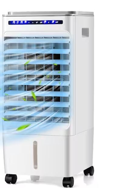 Photo 1 of 130 CFM 3-speed Settings 3-in-1 Portable Evaporative Cooler Air Cooler for 100 sq. ft. with Humidifier
