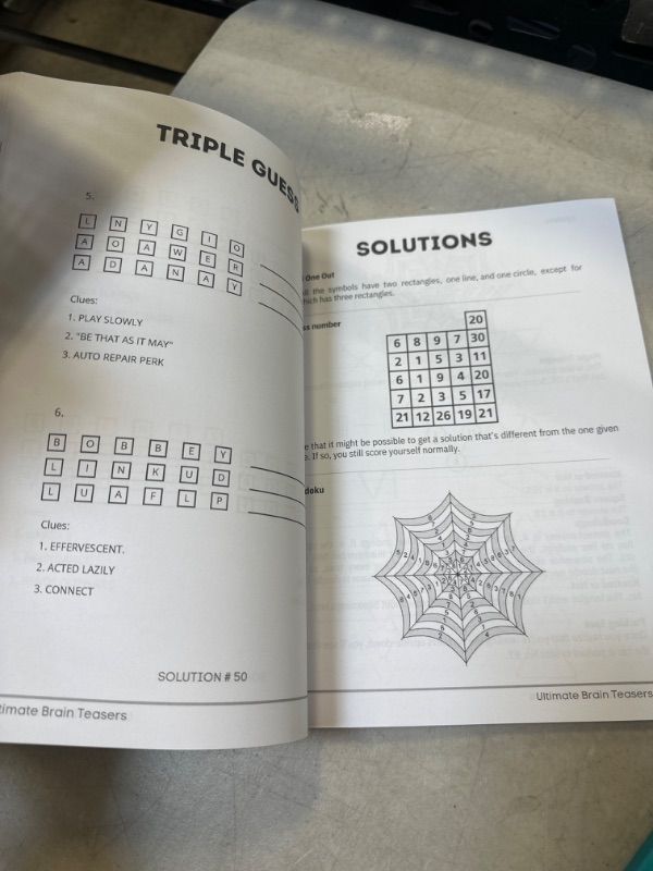 Photo 2 of Mixed Puzzles Activity Book for Adults – 200+ Logic Puzzles Including Crossword