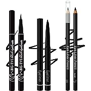 Photo 1 of  3 Different Precision Eyeliners;Long Lasting,Waterproof,[3-in-1] Eyeliner *3; Black