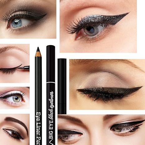 Photo 1 of  3 Different Precision Eyeliners;Long Lasting,Waterproof,[3-in-1] Eyeliner *3; Black