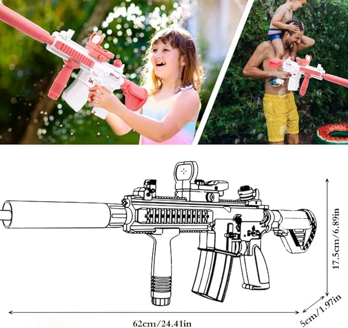 Photo 1 of Electric Water Gun, Automatic Squirt Guns for Kids [32FT Range],Water Soaker Gun Toy,Water Squirter for Adults & Kids Summer Swimming Pool Beach Outdoor******Factory Sealed
