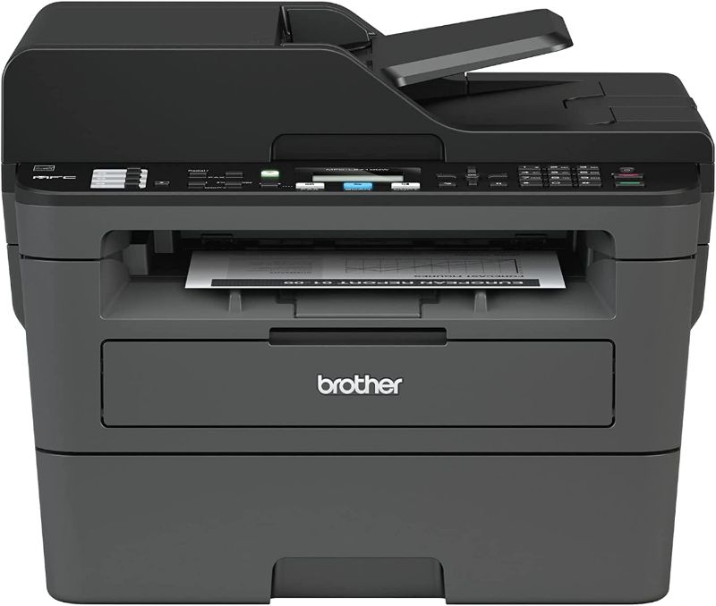 Photo 1 of BROAGE NewBrother MFC-L2710DW All-in-One Wireless Monochrome Laser Printer - Print Copy Scan Fax - 32 ppm, 2400 x 600 dpi, 50-Sheet ADF, Auto 2-Sided Printing, Voice Activated, USB, WiFi, Ethernet
